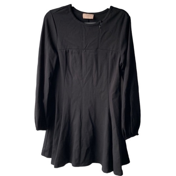 Curete‎ Black Dress Long Sleeves Size 10 - Picture 1 of 10